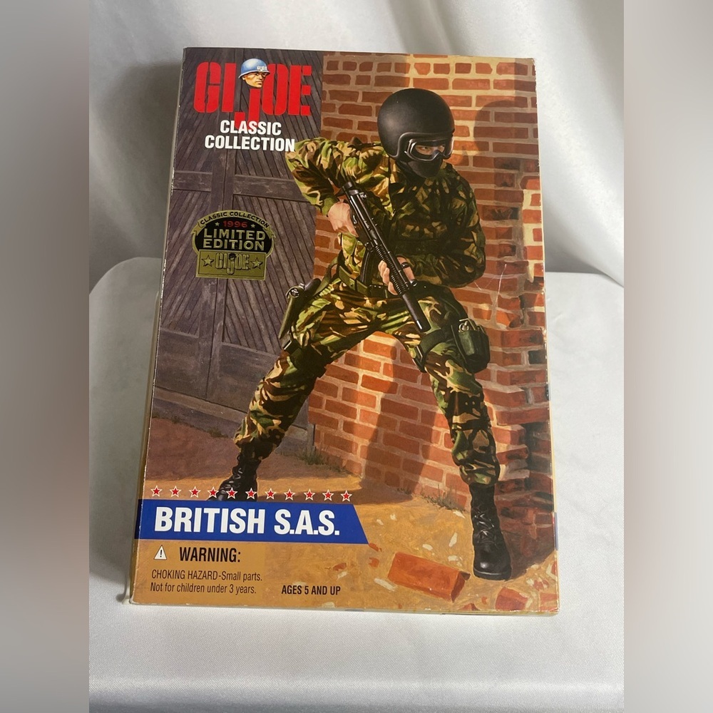 GI Joe Hasbro Vintage British S.A.S. Classic Collection Action Figure NIB 1996 - Picture 1 of 12